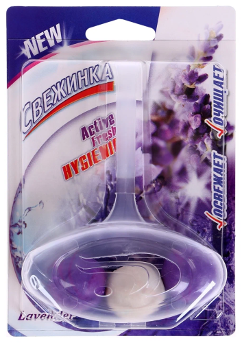 СВЕЖИНКА очиститель д/унитаза шариковый блистер лаванда 40г 6373